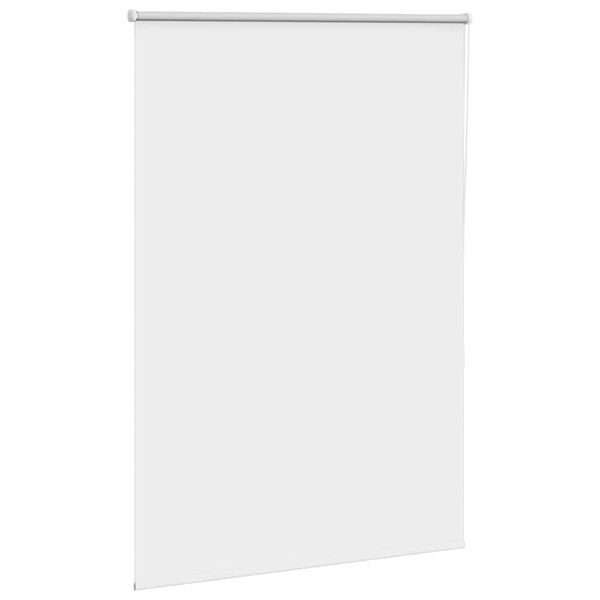 vidaXL Verdunkelungsrollo Wei&szlig; 105x130cm Stoffbreite 100,7cm Polyester