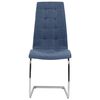vidaXL Freischwinger 6 Stk. Blau Stoff