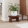 vidaXL Hocker Natur 29 x 20 x 17 cm Mahagoni Holz
