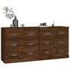 vidaXL Sideboards 2 Stk. Braun Eichen-Optik Holzwerkstoff