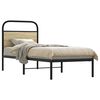vidaXL Bettgestell ohne Matratze 75x190 cm Sonoma-Eiche Holzwerkstoff