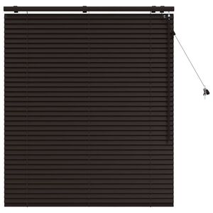 vidaXL Venezianische Jalousie Dunkelbraun 120 x 130 cm 35 mm