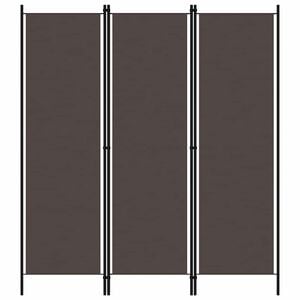 vidaXL 3-tlg. Raumteiler Braun 150x180 cm