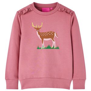 vidaXL Kinder-Sweatshirt Himbeerrosa 92