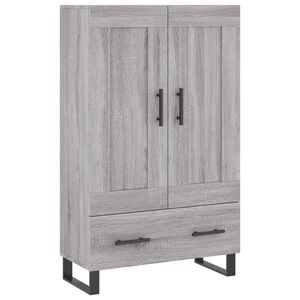 vidaXL Highboard Grau Sonoma 69,5x31x115 cm Holzwerkstoff