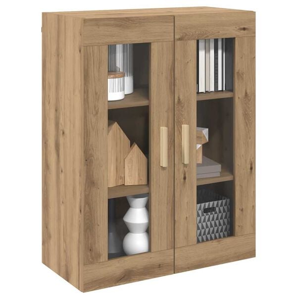 vidaXL H&auml;ngeschrank Artisan-Eiche 69,5x34x90 cm