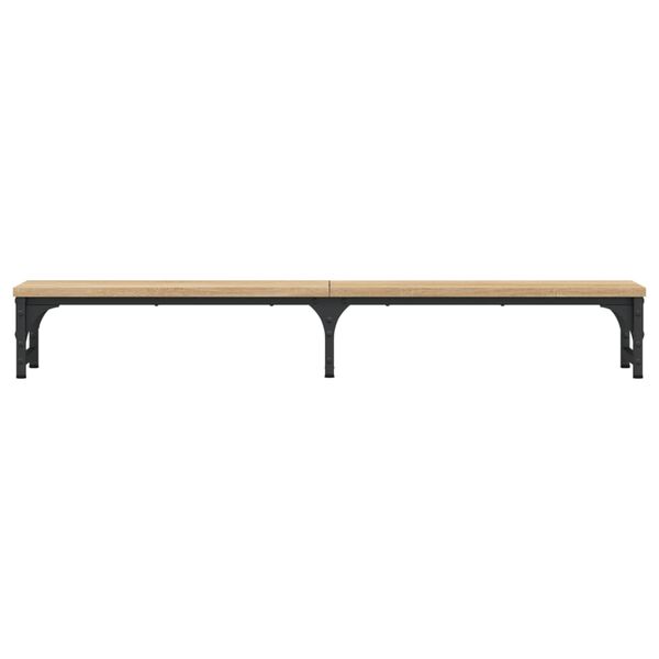 vidaXL Monitorst&auml;nder Sonoma-Eiche 105x23x15,5 cm Holzwerkstoff
