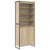 vidaXL Hohe Schr&auml;nke Sonoma 79 x 36 x 200 cm Holzwerkstoff