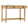 vidaXL Konsolentisch Hill mit 2 Schubladen 110&times;45&times;74 cm Kiefernholz