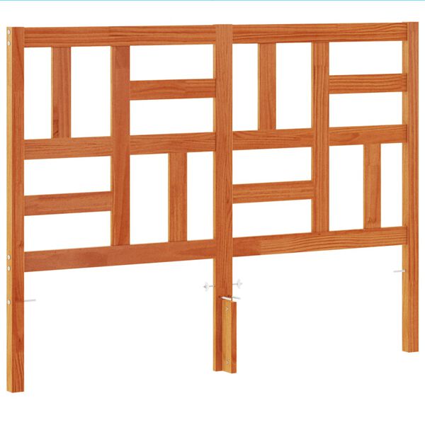 vidaXL Kopfteil Wachsbraun 160 cm Massivholz Kiefer