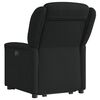 vidaXL Relaxsessel mit Aufstehhilfe Schwarz Stoff