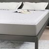 vidaXL Kokosnuss Topper Wei&szlig; 140 x 200 cm Jacquard-Stoff