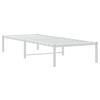 vidaXL Bettgestell Metall Wei&szlig; 75x190 cm