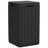 vidaXL Outdoor-M&uuml;lltonne Anthrazit 38x38x65 cm PP