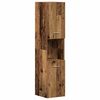 vidaXL Badezimmerm&ouml;bel-Set mit Schubladen 4 pcs Altholz Holzwerkstoff