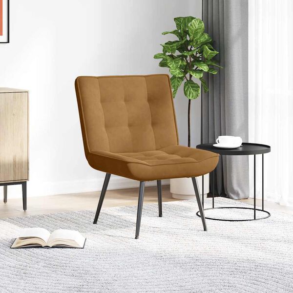 vidaXL Relaxsessel Braun 64x74x84 cm Samt