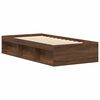 vidaXL Bettgestell Braun Eichen-Optik 90x190 cm