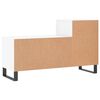 vidaXL Schuhregal Hochglanz-Wei&szlig; 102x36x60 cm Holzwerkstoff