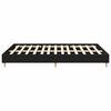 vidaXL Bettrahmen Schwarz Eichen-Optik 203 x 153 x 25 cm Holzwerkstoff
