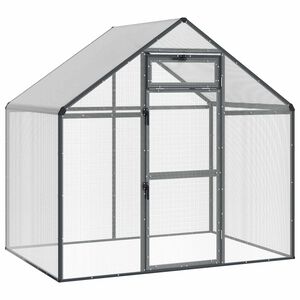 vidaXL Vogelk&auml;fig Anthrazit 181,5 x 112 x 173,5 cm