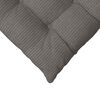 vidaXL Sitzkissen 4 pcs Hellgrau 40 x 40 x 6 cm Cordstoff