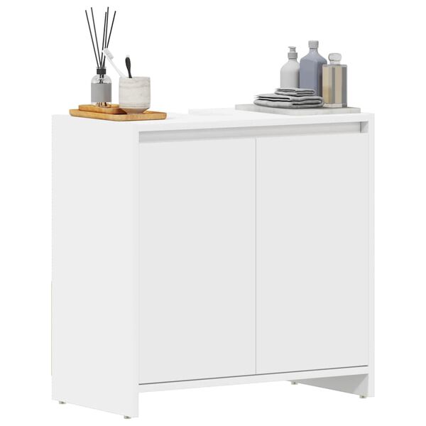 vidaXL Badezimmerschrank Wei&szlig; 60x33x61 cm Holzwerkstoff