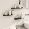 vidaXL Schwebendes Regal 3 pcs Olive Gr&uuml;n 40 x 9 x 2,5 cm Stahl