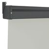 vidaXL Balkon-Seitenmarkise 125x250 cm Grau