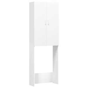 vidaXL Waschmaschinenschrank Wei&szlig; 64x25,5x190 cm