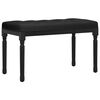 vidaXL Sitzbank Schwarz 80x40x49 cm Samt