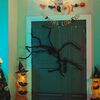 vidaXL Halloween Spinnen Dekoration 3 pcs Schwarz 150 cm