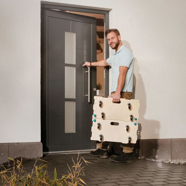 wolfcraft M&ouml;bel Dolly Modular Puzzle-Muster FT400 5543000