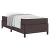 vidaXL Boxspringbett Dunkelbraun 90 x 200 cm Stoff
