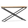 vidaXL Konsolentisch Mangoholz Massiv 130 x 40 x 80 cm