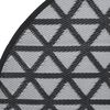 vidaXL Outdoor-Teppich ARAKIL Schwarz &Oslash;200 cm PP