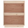 vidaXL Beistellschrank 60x34x75 cm Massivholz Kiefer
