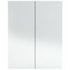 vidaXL Bad-Spiegelschrank 60x15x75 cm MDF Betongrau