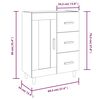 vidaXL Sideboard Betongrau 69,5x34x90 cm Holzwerkstoff