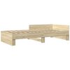 vidaXL Bettgestell ohne Matratze Sonoma-Eiche 90x200 cm Holzwerkstoff