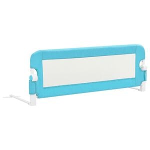 vidaXL Kleinkind-Bettschutzgitter Blau 120x42 cm Polyester
