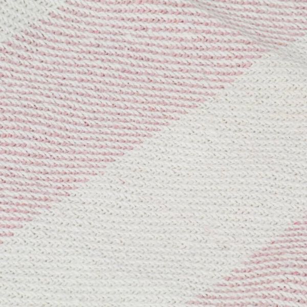 vidaXL &Uuml;berwurf Baumwolle Streifen 125x150 cm Altrosa