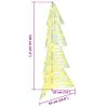 vidaXL Weihnachtsbaum mit 100 LEDs Warmes Wei&szlig; 120 cm PET