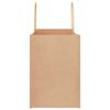 vidaXL Papiertragetaschen 250 Stk. mit Henkeln Braun 32x17x25 cm