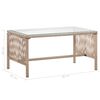 vidaXL 4-tlg. Garten-Lounge-Set mit Auflage Poly Rattan Beige