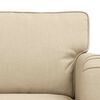 vidaXL Sofa 2 pcs Creme