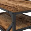 vidaXL Couchtisch Altholz 90 x 50 x 40 cm Ingenieure Holz und Stahl