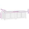 vidaXL Gartenbox mit Beutel 175x50x55 cm Massivholz Teak