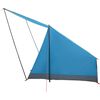 vidaXL Campingzelt mit Dach mit Speicher Blau 282 x 225 x 154 cm Taft