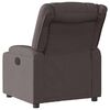 vidaXL Relaxsessel Dunkelbraun Stoff