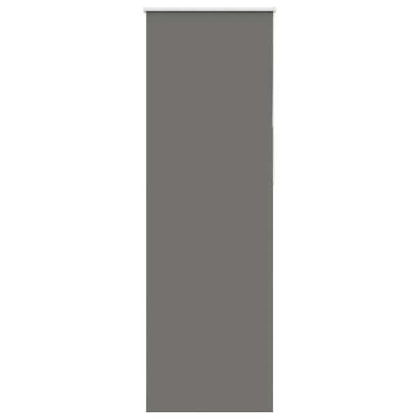 vidaXL Verdunkelungsrollo Grau 85x210 cm Stoffbreite 80,7 cm Polyester
